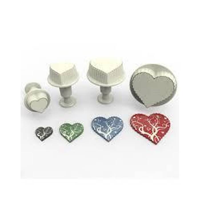 Basmal� Kurabiye Kal�b� / Enjekt�r (B�y�k) - Kalp