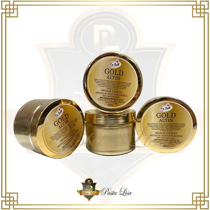 Dr.Gusto Metalik Export Boya 50gr - Alt�n