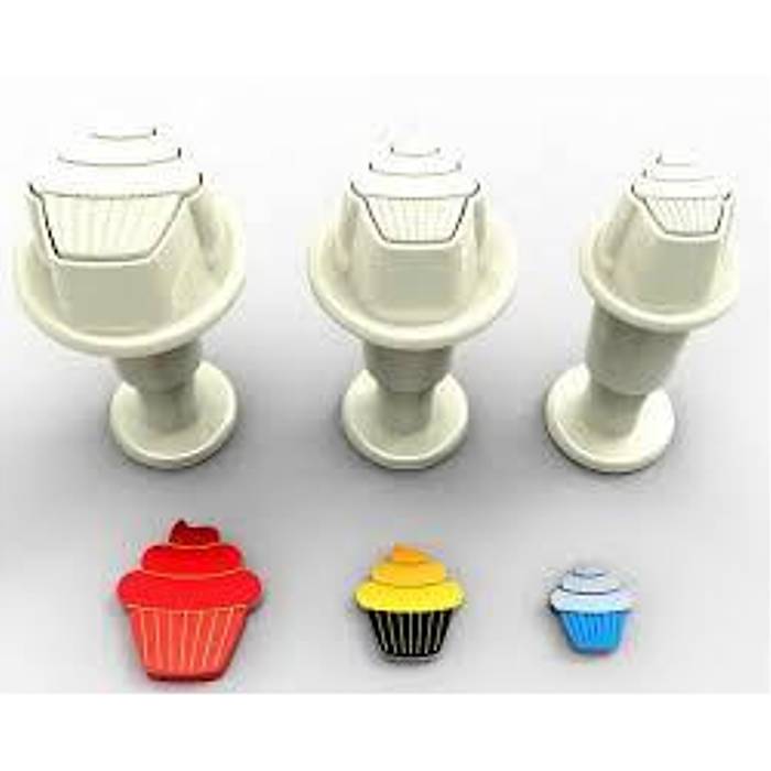 Basmal� Kurabiye Kal�b� / Enjekt�r - Cupcake