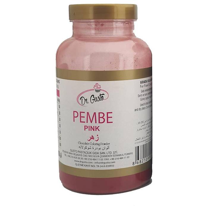 Dr.Gusto Ya� Bazl� Toz Boya 100gr - Pembe