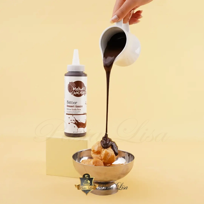 Melwiss Chocolate Bitter Tatl� Sosu 330g - Waffle & Pankek Sosu