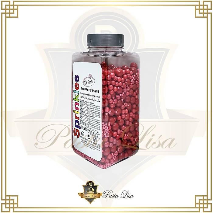 Dr.Gusto Festival Boncuk �eker 250gr - Bordo