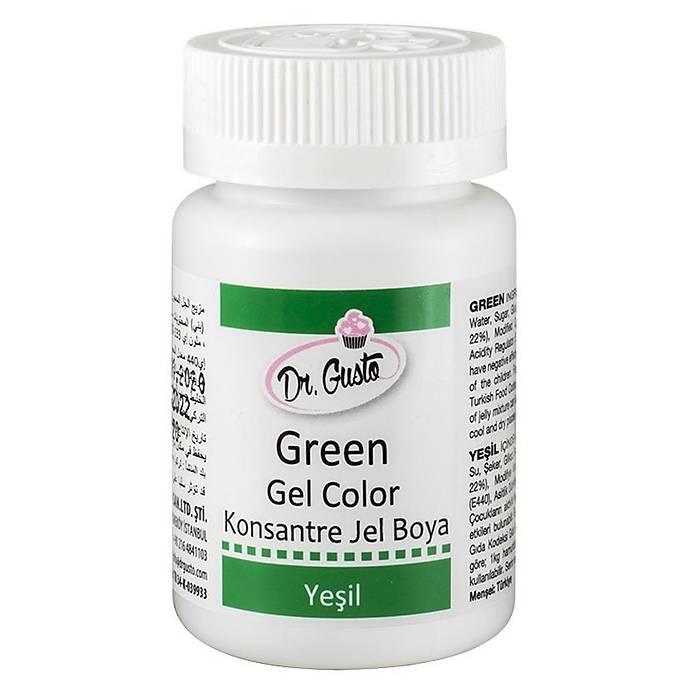 Dr.Gusto Jel G�da Boyas� (�i�e) 100gr - Ye�il