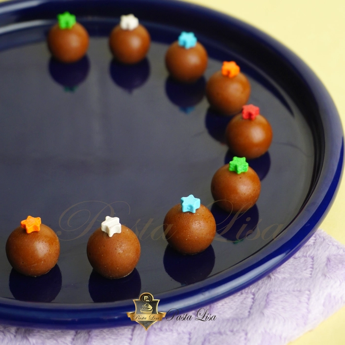 28 G�zl� Mini K�re ve Truffle Silikon Kal�b� (2 cm)