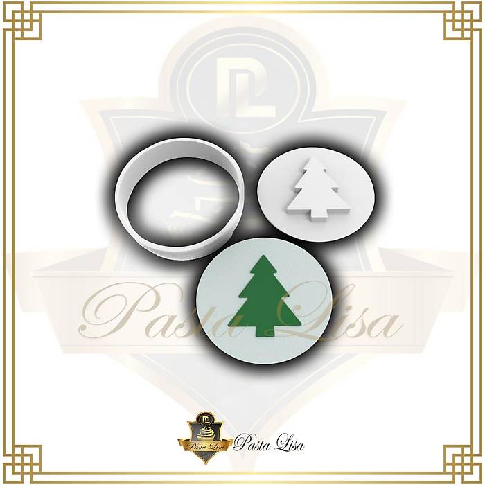 Kurabiye Damga ve Kesici Set - �am A�ac�