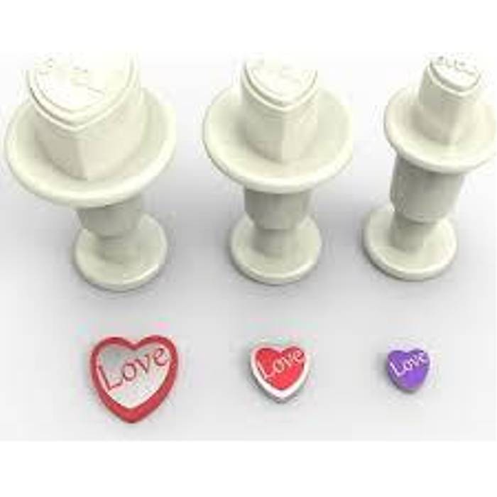 Basmal� Kurabiye Kal�b� / Enjekt�r - Love