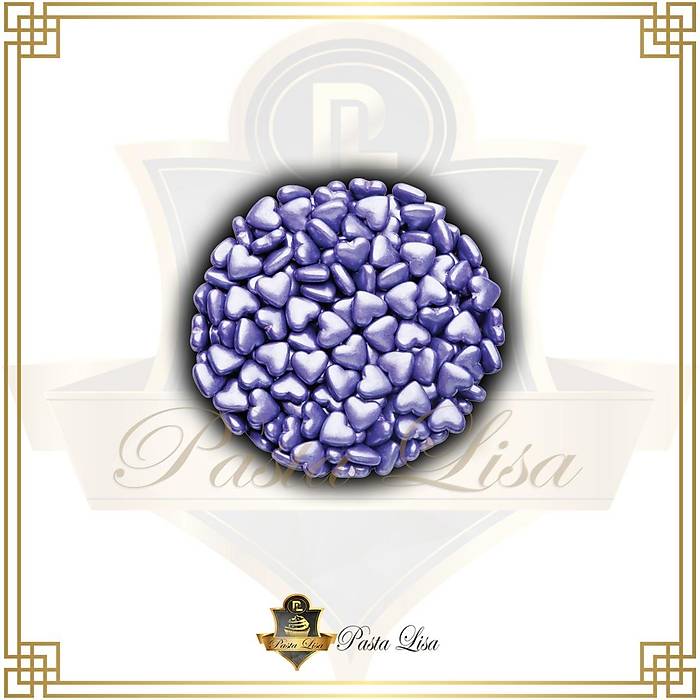 Dr.Gusto K���k Kalp Sprinkles 90gr - Mor