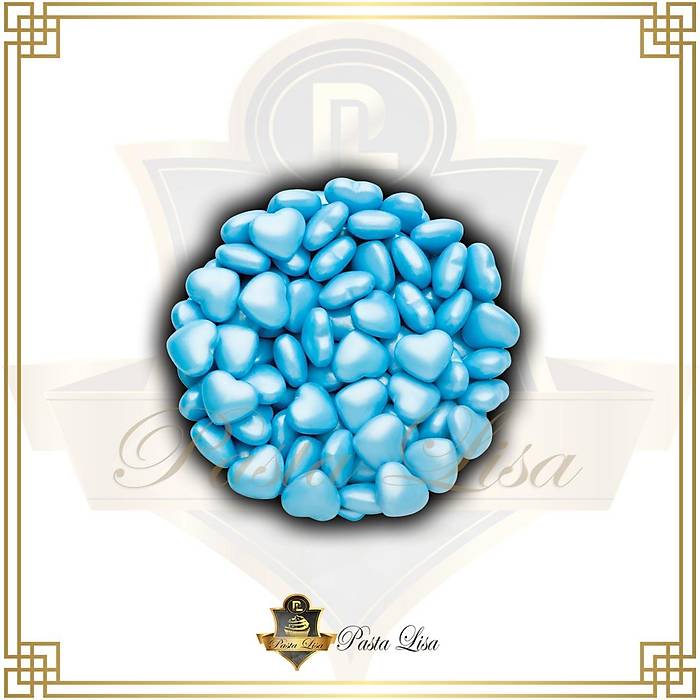 Dr.Gusto B�y�k Kalp Sprinkles 90gr - Mavi