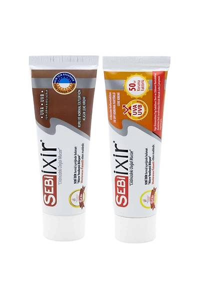Sebi Ixir 50 Spf Güneş Korumalı Leke Kremi ve Klasik Leke Kremi