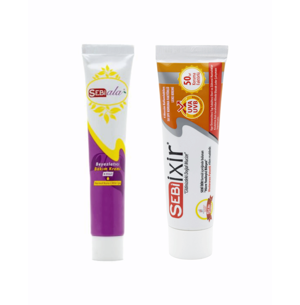 Sebi Ala Cilt Beyazlat�c� Krem ve Sebi Ixir 50 SPF G�ne� Korumal� Leke Kremi