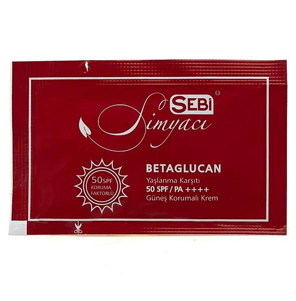Sebi Simyac Yalanma Kart 50 SPF / PA++++ Gne Korumal Krem 1ml