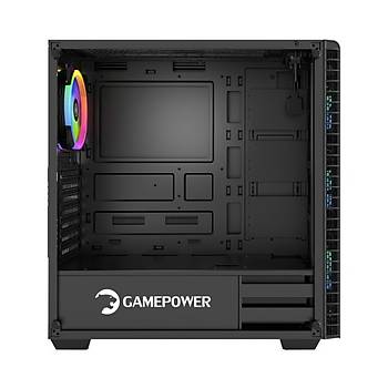 Gamepower Horizon Gaming Mesh Panel 550W 80+ Bronze Dahili Psu 4 x 120MM Rgb Fan Rgb Kontrolcü ve Uzaktan Kumanda