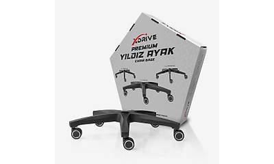 xDrive Premium Poliamid Kal�n Ayak Siyah (Tekerlek Dahil)