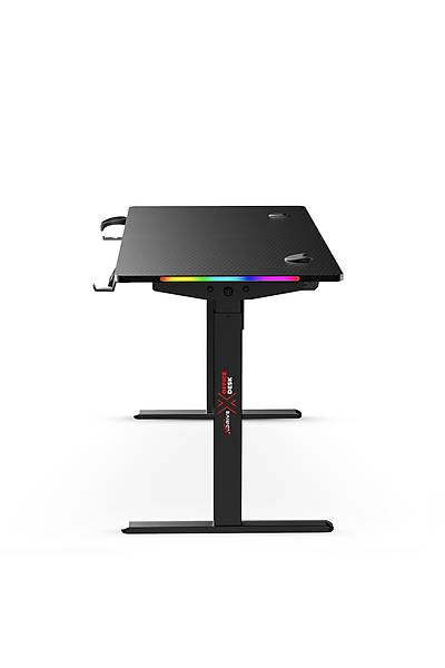 xDrive Rzgar Ykseklik Ayarl RGB Oyuncu & alma Masas Siyah ( 140x60 )