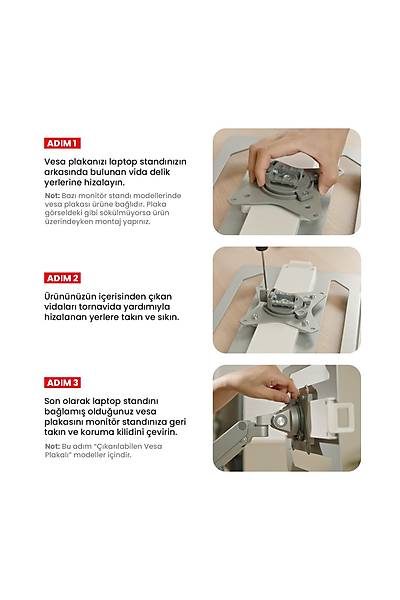 xDrive Alminyum Laptop Stand ( Monitr Standlar in 11,6