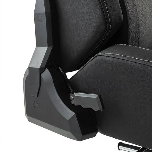 xDrive F�rt�na Ayak Uzatmal� Profesyonel Oyuncu Koltu�u Kuma� Gri/Siyah