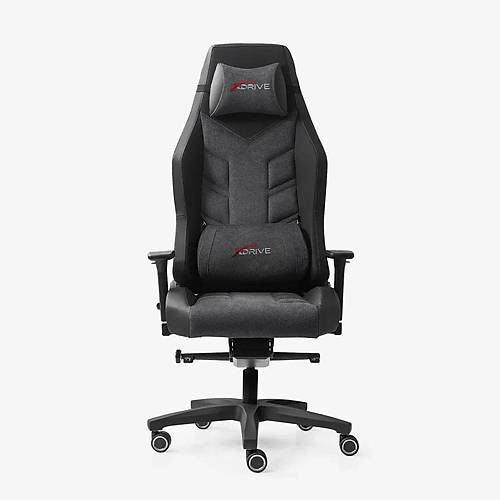 xDrive F�rt�na Profesyonel Oyuncu Koltu�u Kuma� Gri/Siyah