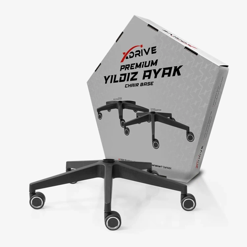 xDrive Premium Poliamid �nce Ayak Siyah (Tekerlek Dahil)