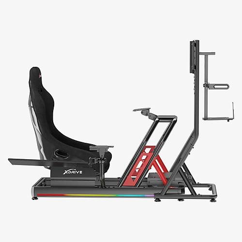 xDrive RGB Al�minyum Yar�� Sim�lat�r� Kokpiti ve F1 Koltu�u BS02