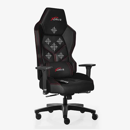 xDrive Kas�rga Masajl� Profesyonel Oyuncu Koltu�u Siyah/Siyah