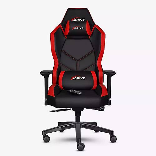 xDrive Kas�rga Masajl� Profesyonel Oyuncu Koltu�u K�rm�z�/Siyah