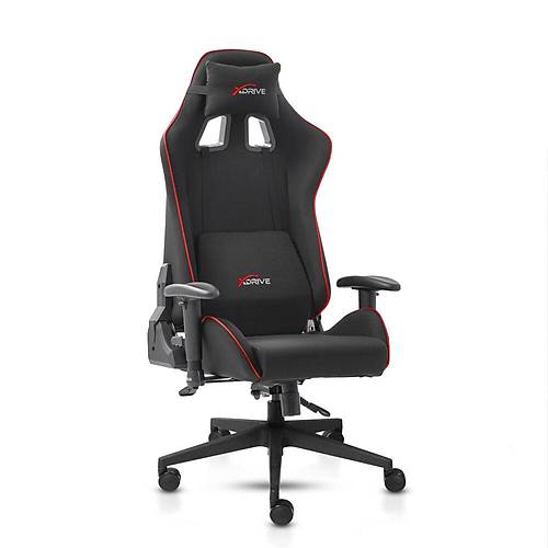 xDrive Toryum Profesyonel Oyuncu Koltu�u Kuma� K�rm�z�/Siyah