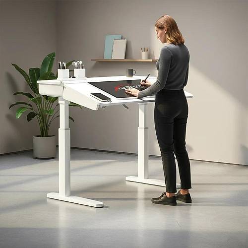 xDrive Safir Y�kseklik Ayarl� �izim ve �al��ma Masas�