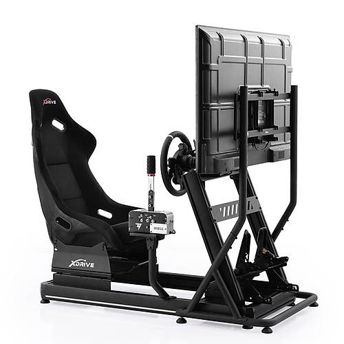 xDrive RGB Al�minyum Yar�� Sim�lat�r� Kokpiti ve F1 Koltu�u Bs01