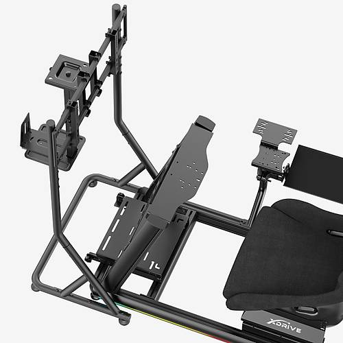 xDrive RGB Al�minyum Yar�� Sim�lat�r� Kokpiti ve F1 Koltu�u Bs01