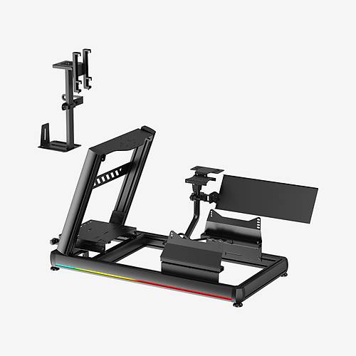 xDrive RGB Al�minyum Yar�� Sim�lat�r� Kokpiti ve F1 Koltu�u Bs01