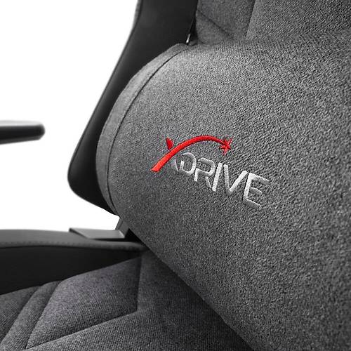 xDrive F�rt�na Profesyonel Oyuncu Koltu�u Kuma� Gri/Siyah