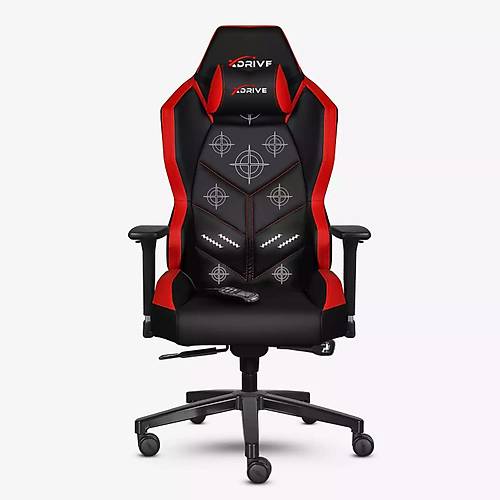 xDrive Kas�rga Masajl� Profesyonel Oyuncu Koltu�u K�rm�z�/Siyah