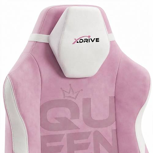 xDrive Anka Profesyonel Oyuncu Koltu�u (Queen �zel Seri) Pembe/Beyaz