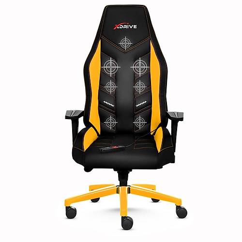 xDrive MASAJLI Oyuncu Koltu�u FIRTINA Serisi Sar�/Siyah