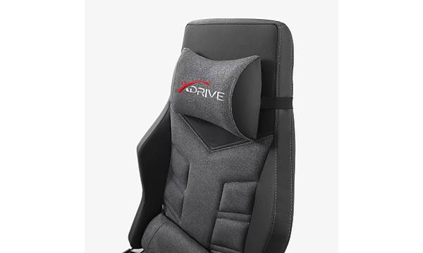 xDrive F�rt�na Masajl� Ayak Uzatmal� Profesyonel Oyuncu Koltu�u Kuma� Gri/Siyah