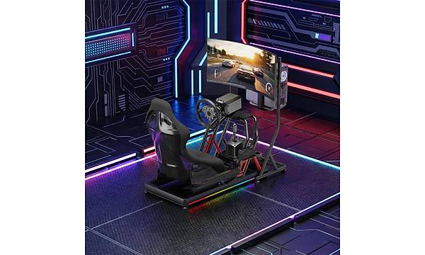 xDrive RGB Al�minyum Yar�� Sim�lat�r� Kokpiti ve F1 Koltu�u BS02