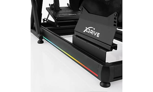 xDrive RGB Al�minyum Yar�� Sim�lat�r� Kokpiti ve F1 Koltu�u Bs01