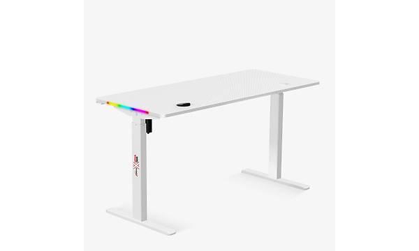 xDrive R�zgar Y�kseklik Ayarl� RGB Oyuncu & �al��ma Masas� Beyaz ( 140x60 )