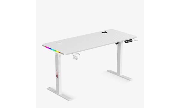 xDrive R�zgar Y�kseklik Ayarl� RGB Oyuncu & �al��ma Masas� Beyaz ( 140x60 )