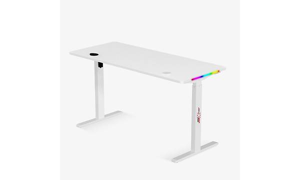 xDrive R�zgar Y�kseklik Ayarl� RGB Oyuncu & �al��ma Masas� Beyaz ( 140x60 )