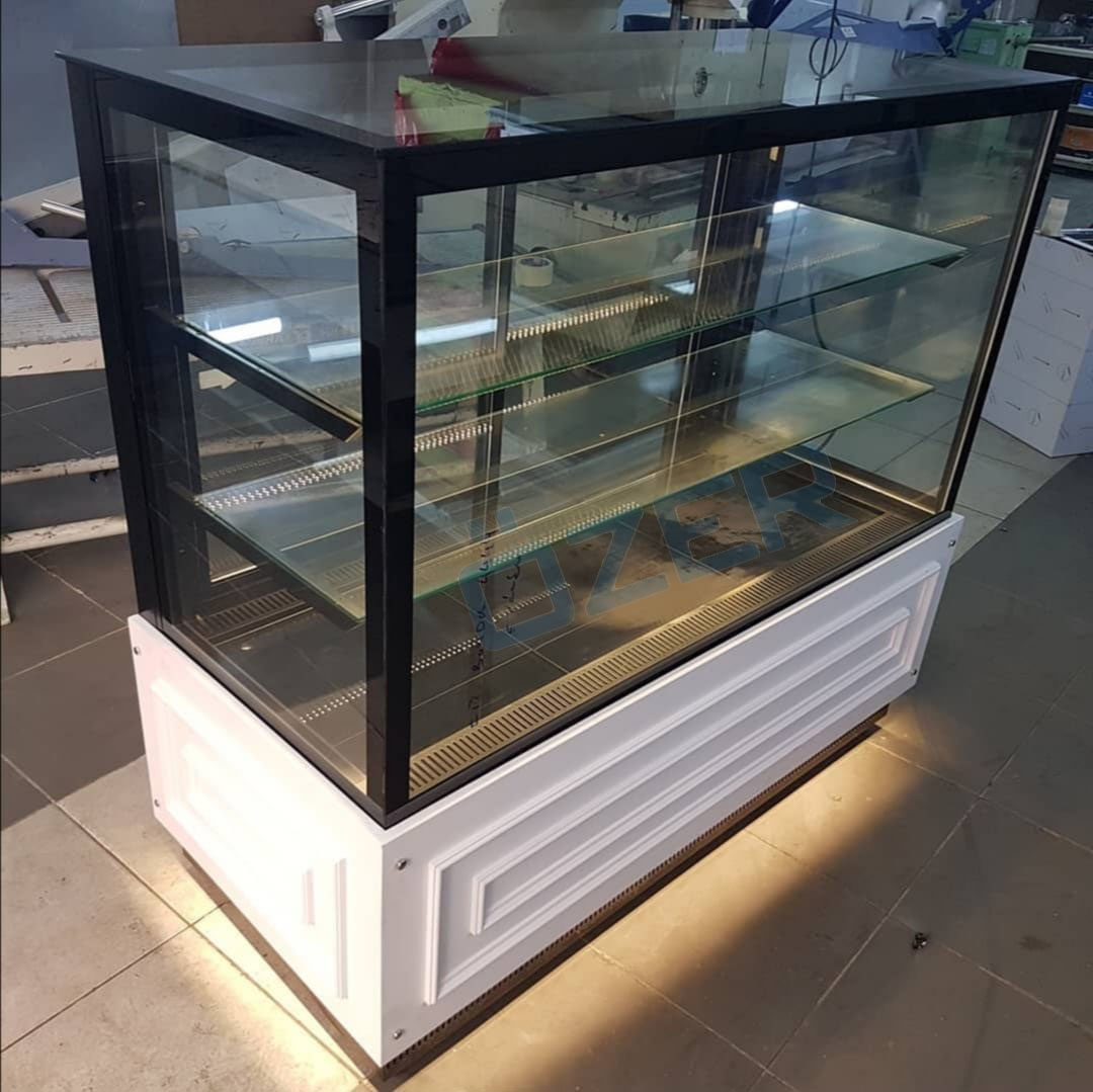 Dik Camlı Pasta Teşir Dolabı 120 Cm « Özer Endüstriyel Mutfak