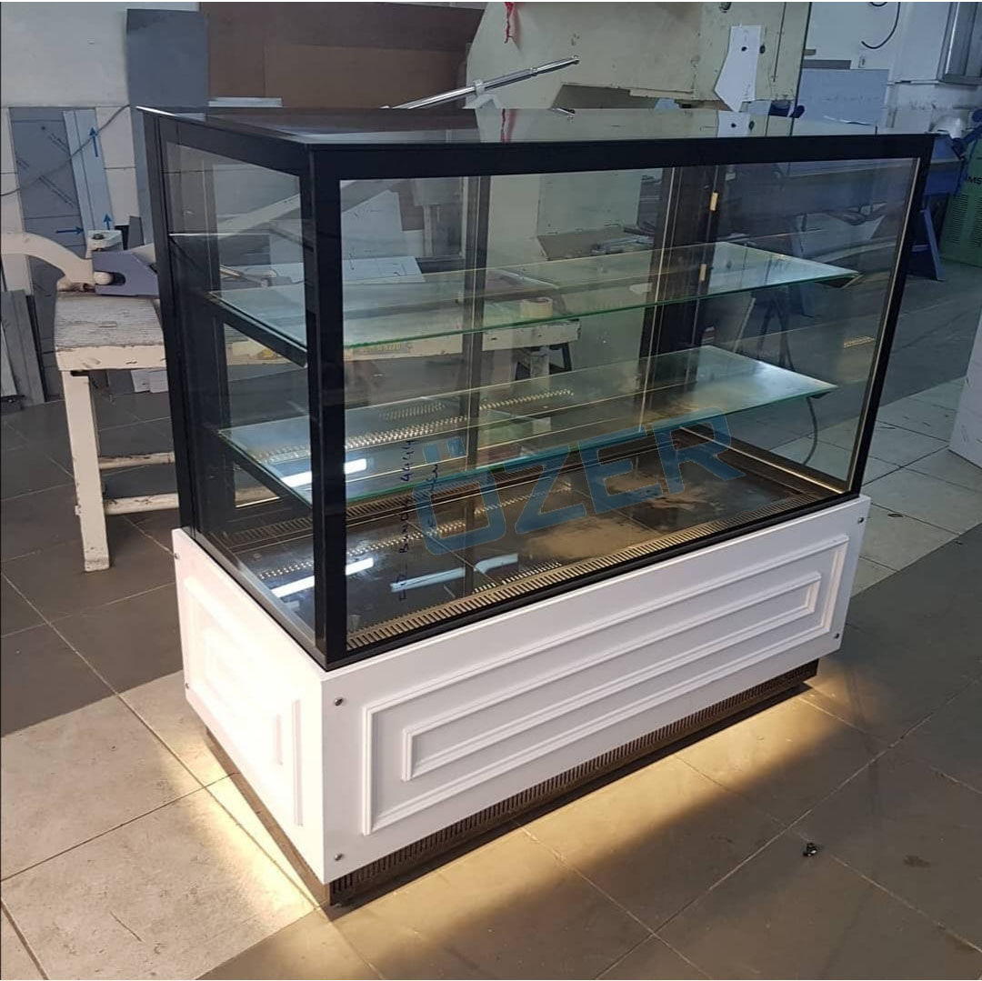 Dik Camlı Pasta Teşir Dolabı 120 Cm « Özer Endüstriyel Mutfak