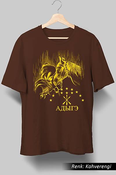 Adige Çerkes Atları Unisex Tişört
