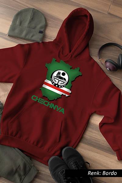 Chechnya Unisex Kapüşonlu Sweatshirt