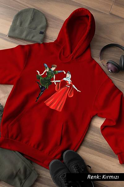 Kafkas Figrl Unisex Kaponlu Sweatshirt