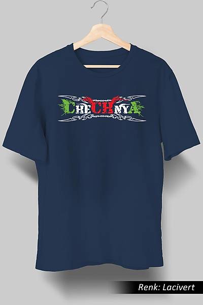 Chechnya Yazılı Unisex Tişört