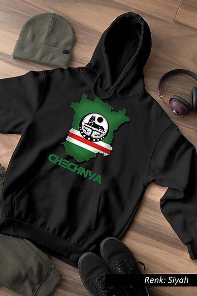 Chechnya Unisex Kapüþonlu Sweatshirt