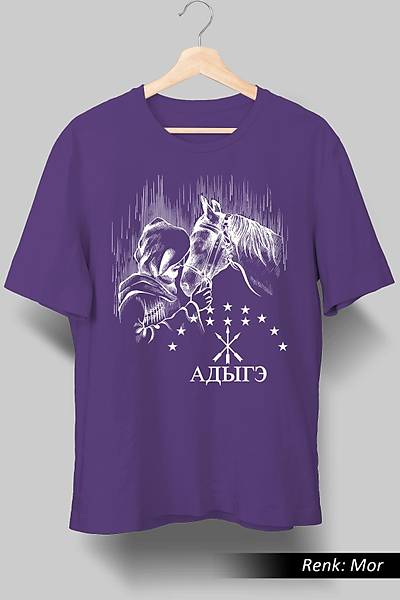 Adige Çerkes Atları Unisex Tişört