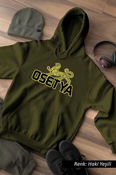 Osetya Unisex Kaponlu Sweatshirt