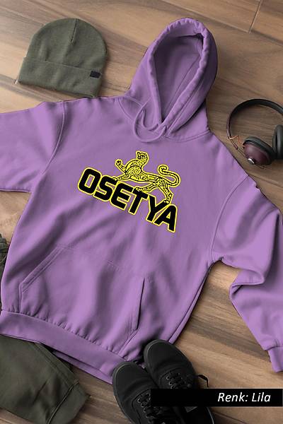 Osetya Unisex Kaponlu Sweatshirt